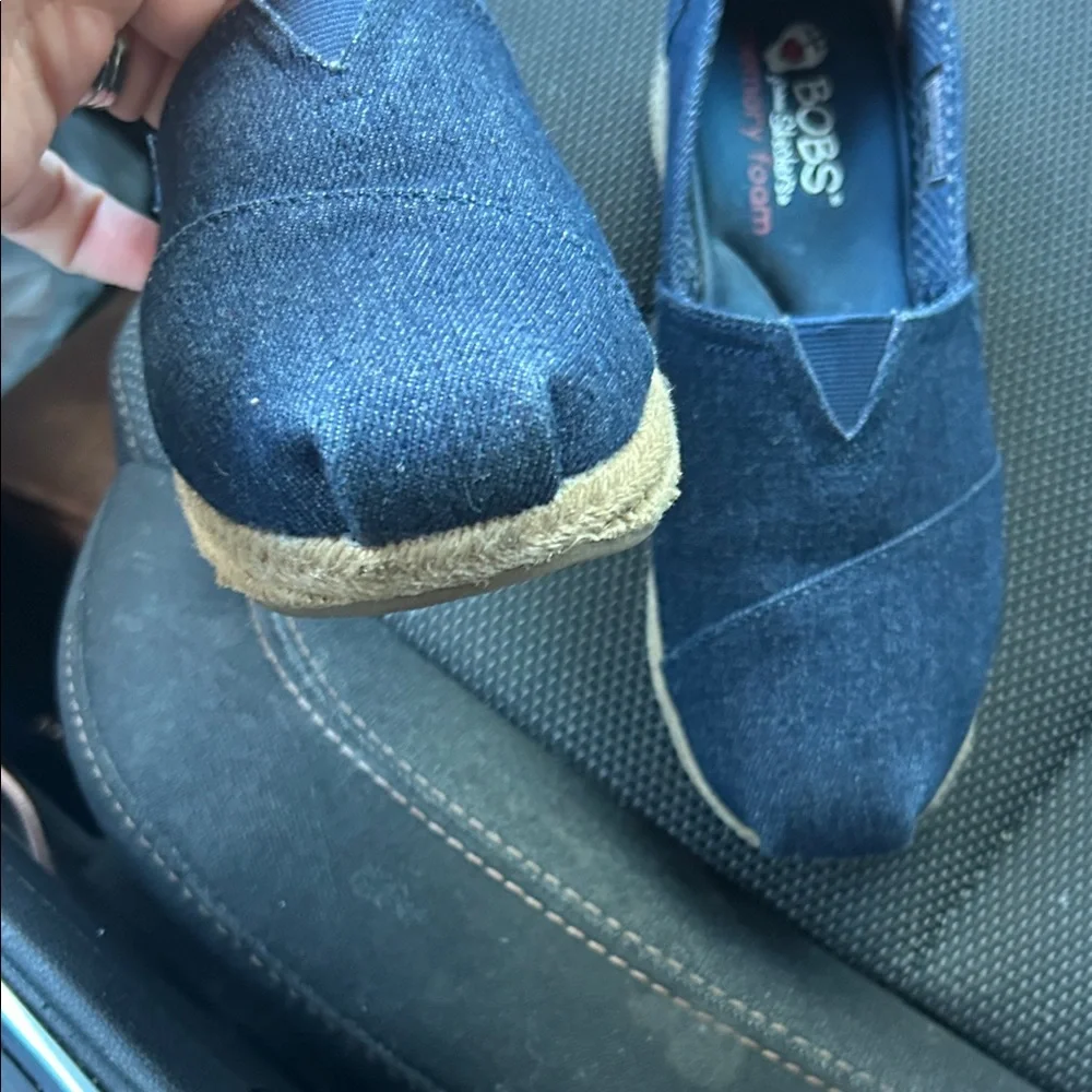 Skechers womens Denim Slip-On Loafers - Picture 6 of 6